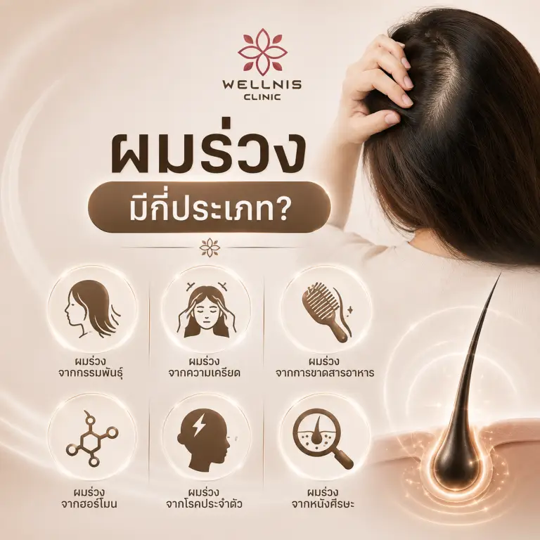 ผมร่วงมีกี่ประเภท